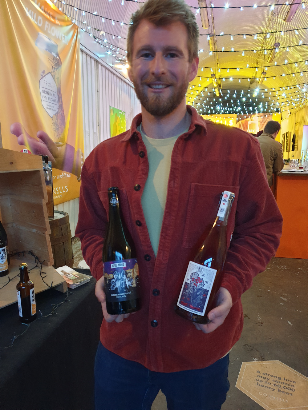 Kit Newell of Hive Mind Mead & Brew Co. at Meadfest 2023 Kit Newell