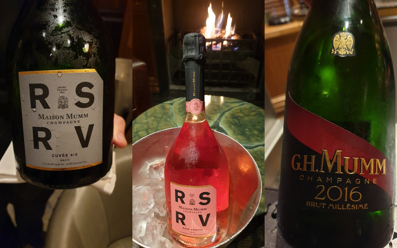 A London tasting of GH Mumm Champagnes Mumm Champagnes