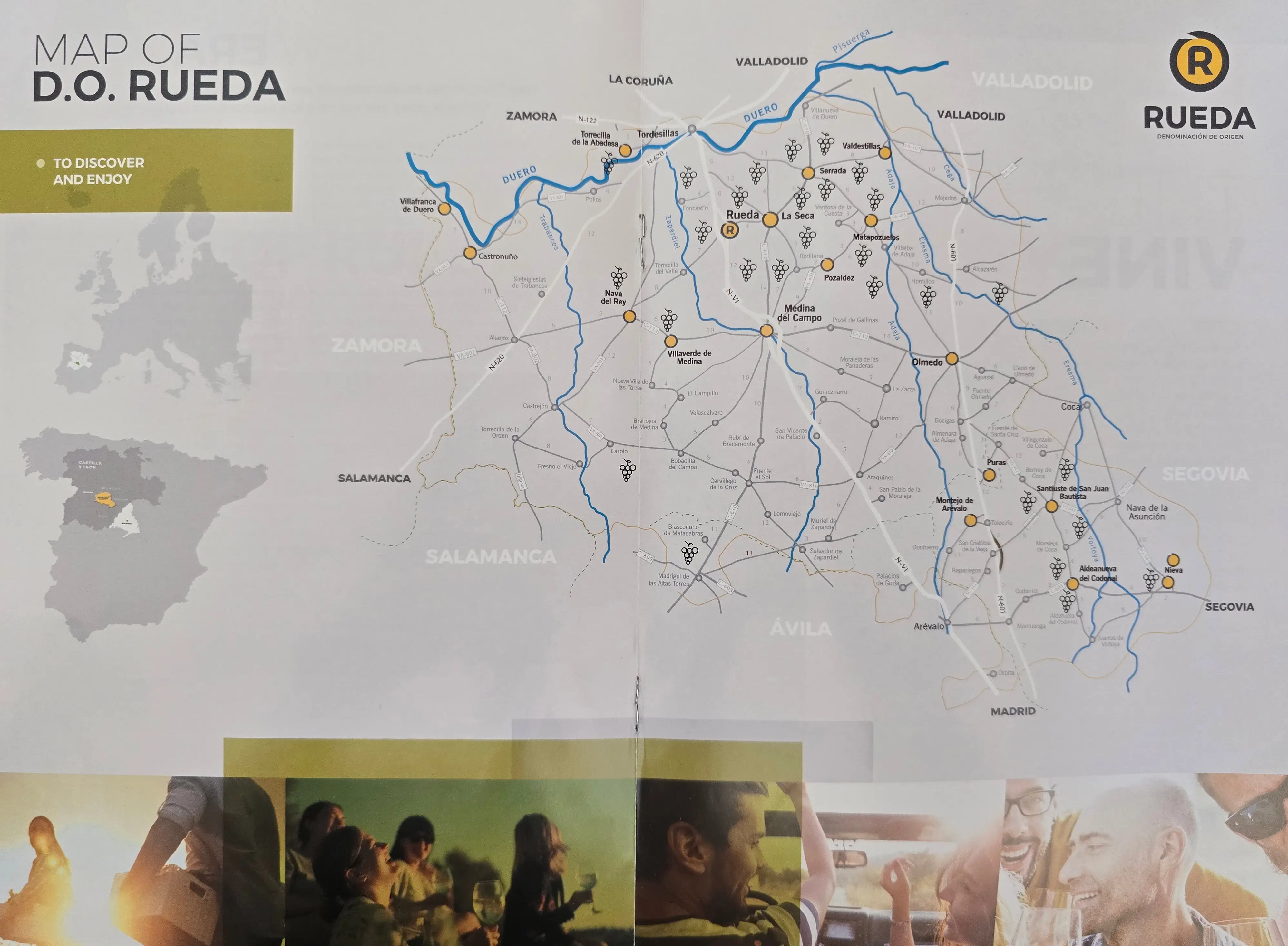 Map of DO Rueda Map of DO Rueda